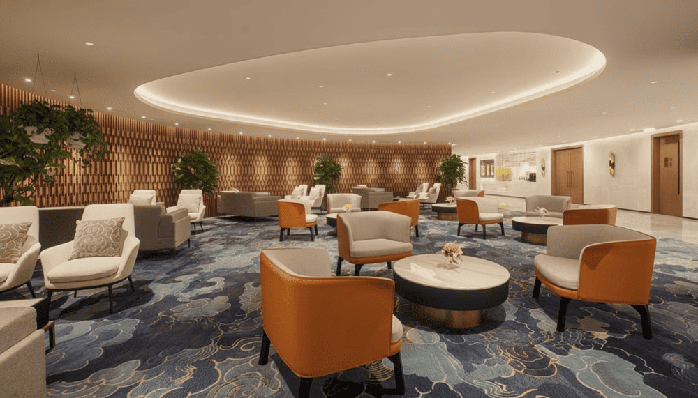 Một phòng chờ trong sân bay